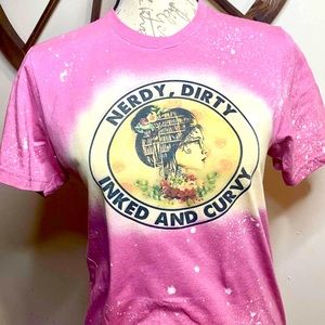 Nerdy Dirty Bleached Tee